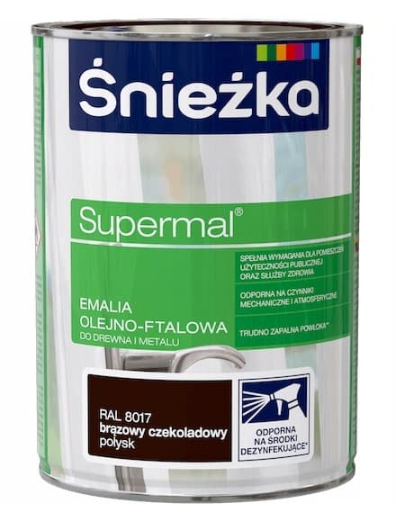 ŚNIEŻKA Supermal ruskea suklaakiilto 8017 0,8l