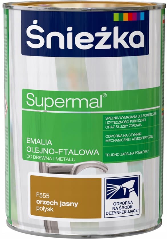 ŚNIEŻKA Supermal lätt valnötsglans 0,8 l