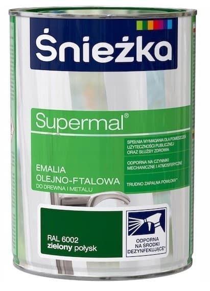 ŚNIEŻKA Supermal vihreä kiilto 6002 0,8L