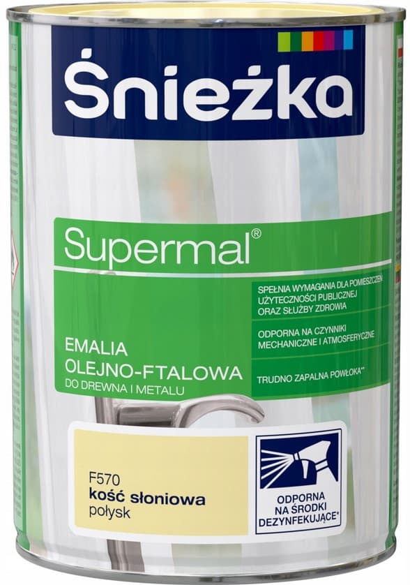 ŚNIEŻKA Supermal elfenbensglans 0,8l