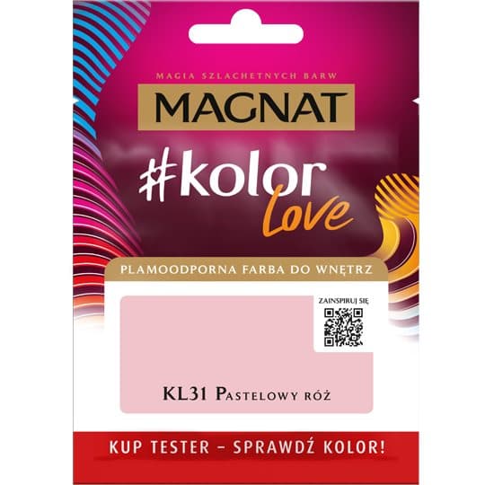 Magnat #kolorLove TEST KL31 pastellinpunainen 25ML