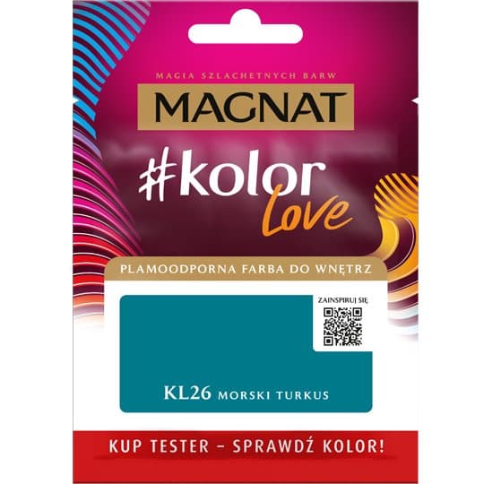 Magnat #kolorLove TEST KL26 meren turkoosi 25ML