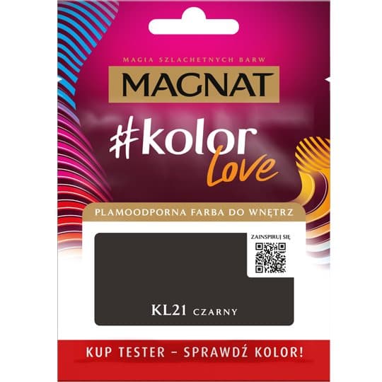 Magnat #kolorLove TEST KL21 svart 25ML
