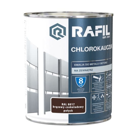 RAFIL Kloorikumi suklaanruskea kiiltävä RAL8017 0,75 l