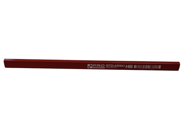 PRO Rektangulär snickarpenna HB 240 mm