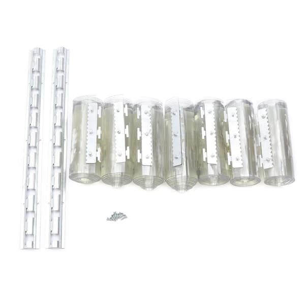 PVC Stripgardiner, Temperaturbeständiga, Lätt att Installera,Transparent