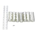 Miniatyrbillede 1 af 2: PVC Strip Gardin, 7 Paneler, Vejrbestandig,Gennemsigtig