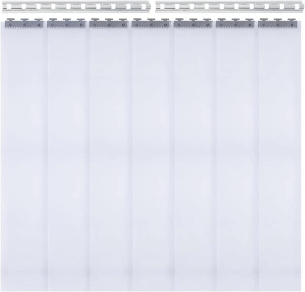 PVC Strip Gardin, Holdbart Materiale, Nem Installation,gennemsigtig