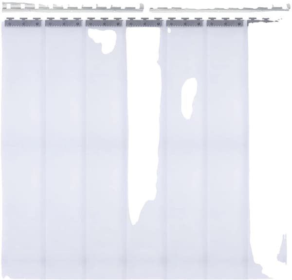PVC Strip Gardin, Holdbart Materiale, Nem Installation,gennemsigtig