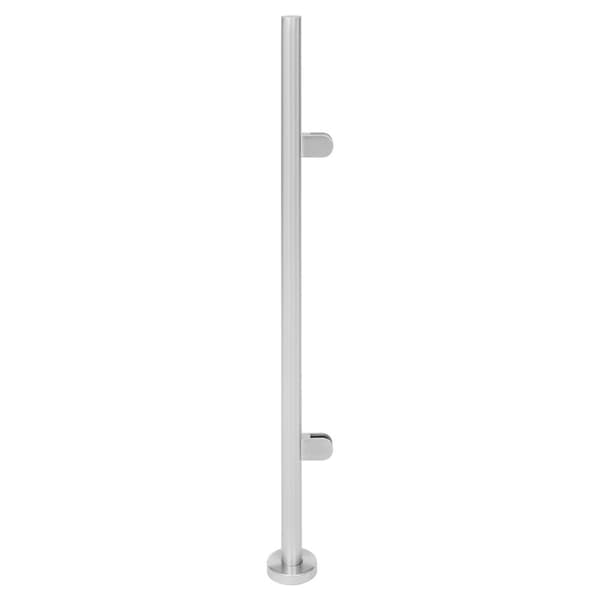 Räcke i rostfritt stål, modern design, robust bärförmåga,110cm