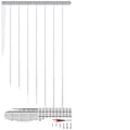 Miniatyrbillede 1 af 2: PVC Strip Gardin, Holdbart Materiale, Vejrbestandig,96 x 48in