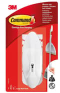Miniatyrbillede 1 af 3: Command Genanvendelig Klæbekrog Hvid