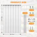 Miniatyrbillede 2 af 2: Strip PVC Dørgardin, Højkvalitets PVC, Klar Synlighed,91x243cm 7STK