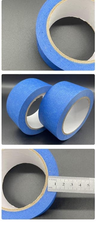 Bomclap Blå maskeringstejp 2-pack – Hög vidhäftning, lätt att riva av, 48 mm x 30 m, för spraymålning och renovering