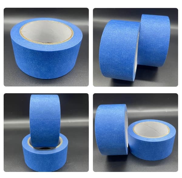 Bomclap Blå maskeringstejp 2-pack – Hög vidhäftning, lätt att riva av, 48 mm x 30 m, för spraymålning och renovering