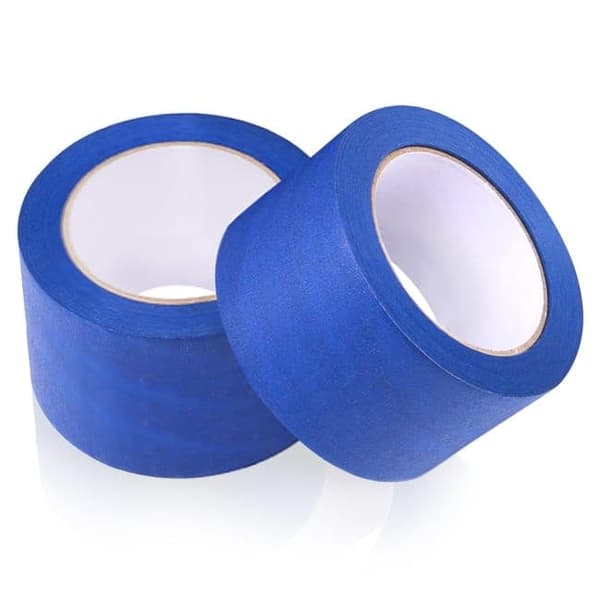 Bomclap Blå maskeringstejp 2-pack – Hög vidhäftning, lätt att riva av, 48 mm x 30 m, för spraymålning och renovering
