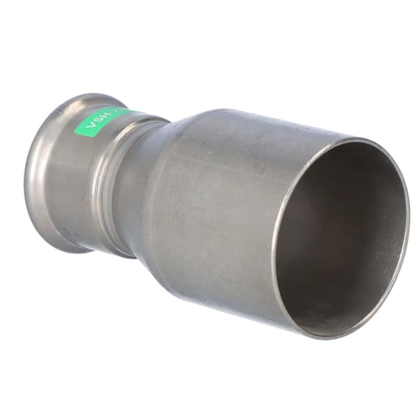 Inox nippelreducering - 76.1/54