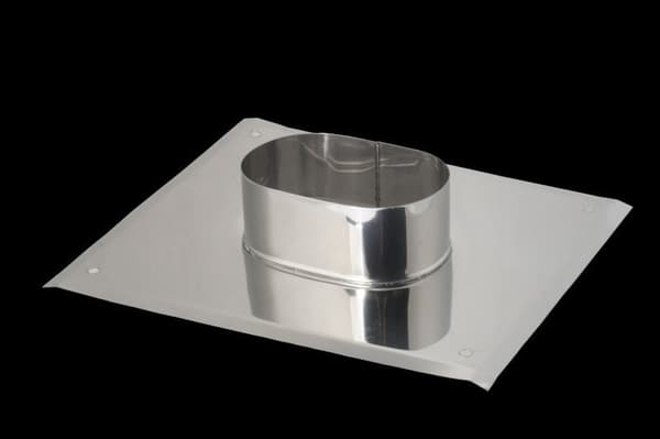 Tagpanel med paraply 120/220 oval til fastbrændselskedler