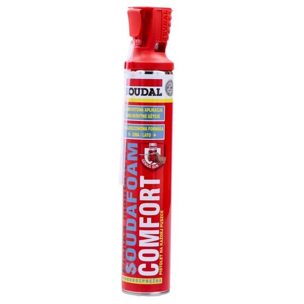 Soudafoam Comfort 750ml monteringsskum med Genius Gun applikator