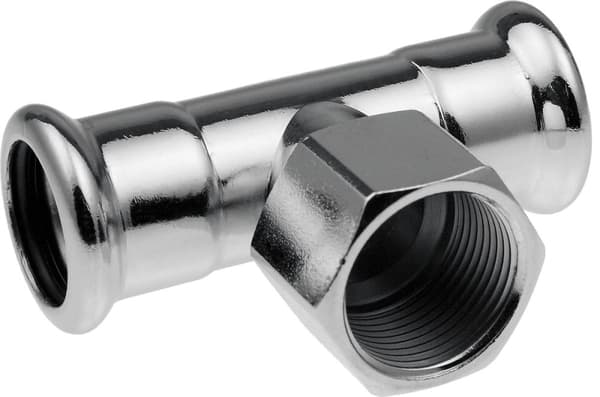 GW Stål T-stykke - 66,7 Rp3/4"
