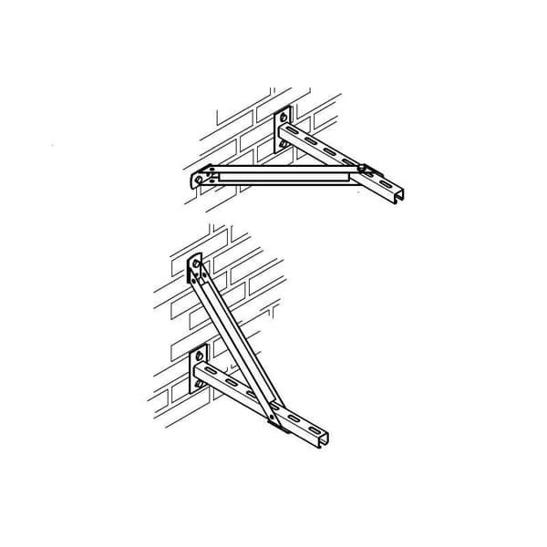 BIS konsolfäste Strut+WM35 BUP 300 mm