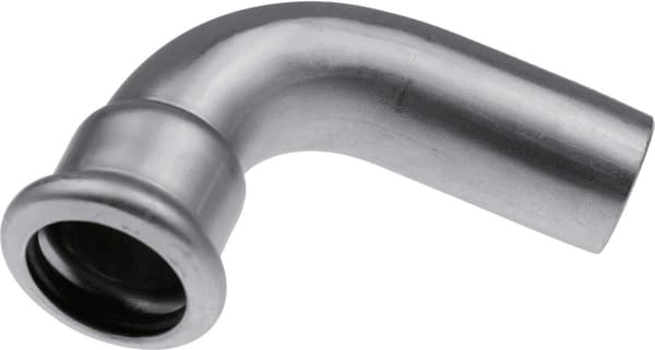 Nippelbøjning 90° Inox - 76.1