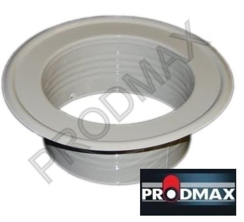 Hvid roset, diameter 125 mm