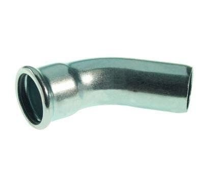 Stålsprinkler 45° nippelböj - 28