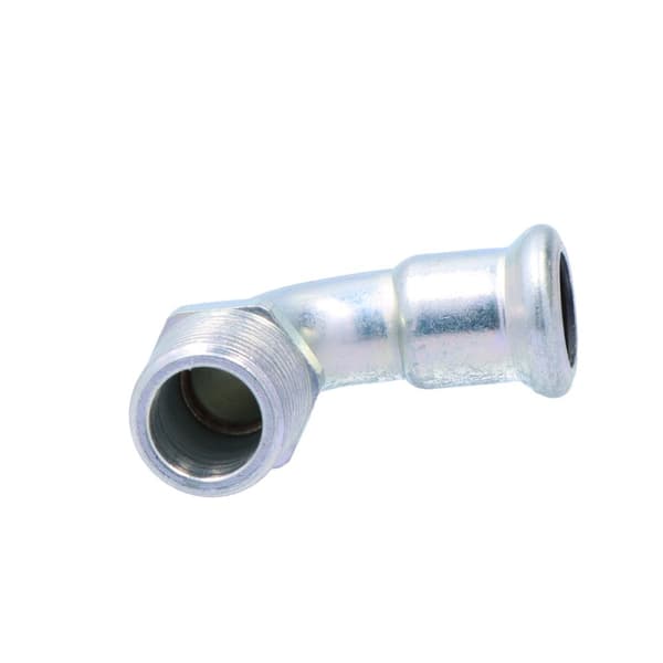 Böj 90° GZ stål - 15 R1/2"