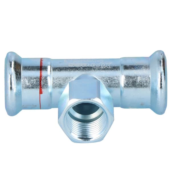 GW Teräksinen sprinkleri-T-liitin - 22 Rp1/2""