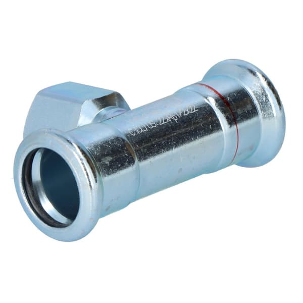 GW Teräksinen sprinkleri-T-liitin - 22 Rp1/2""
