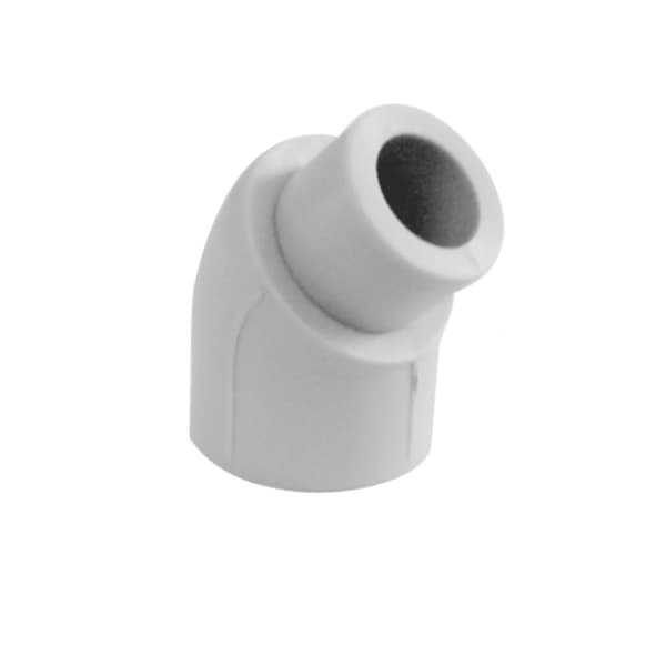 PP albuenippel 45 grader 40mm