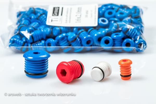 Vuototestitulppa 32x3 punainen OPK = 2 kpl ONNLINE