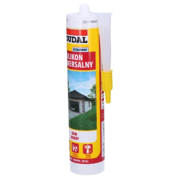 Universal silikon 280ml färglös