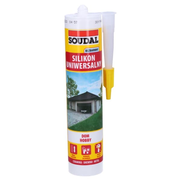 Universal silikon 280ml färglös