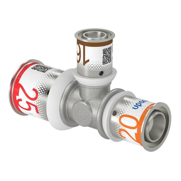 Reduktions-T-stykke 25-16-20 Uponor S-Press Plus
