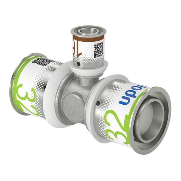 Reduktions-T-stykke 32-16-32 Uponor S-Press Plus