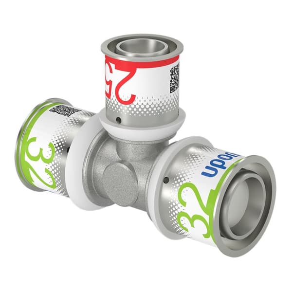 Reduktions-T-stykke 32-25-32 Uponor S-Press Plus