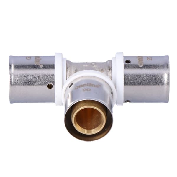 Presset T-stykke 20x20x20 mm il U ONNLINE