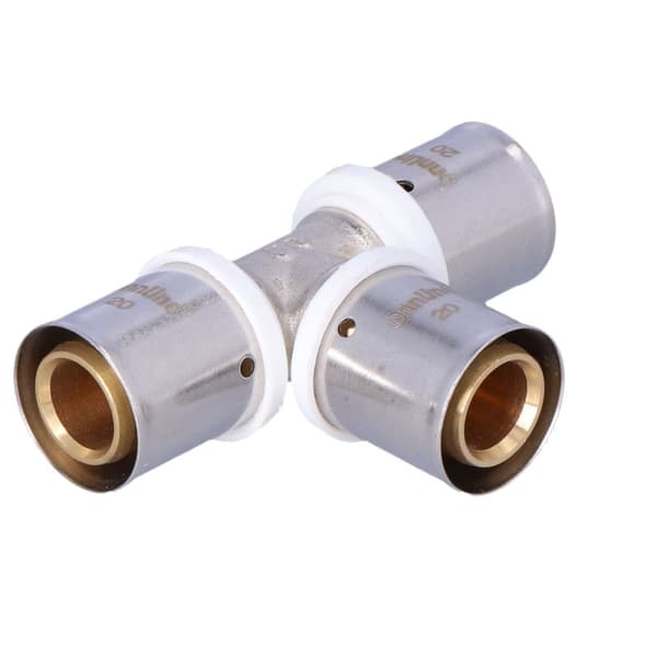 Presset T-stykke 20x20x20 mm il U ONNLINE