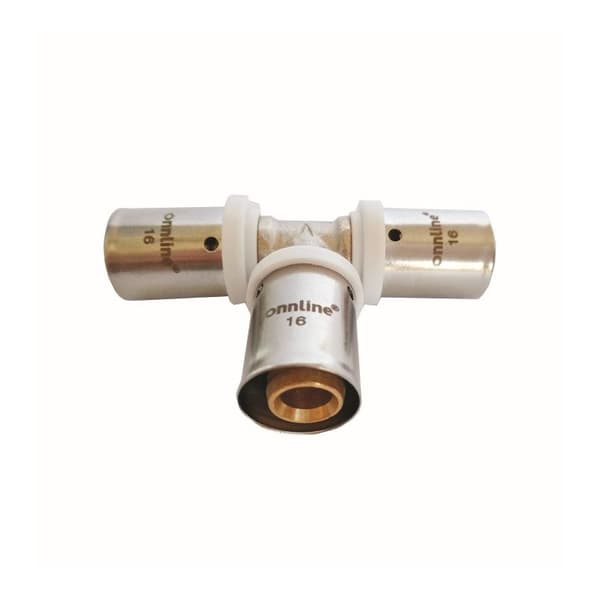 Presset T-stykke 20x20x20 mm il U ONNLINE