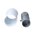 Miniatyrbillede 3 af 3: Lige koncentrisk skorstensrør PP-AL L250mm DN80/125mm med pakning [EPDM] ONLINE