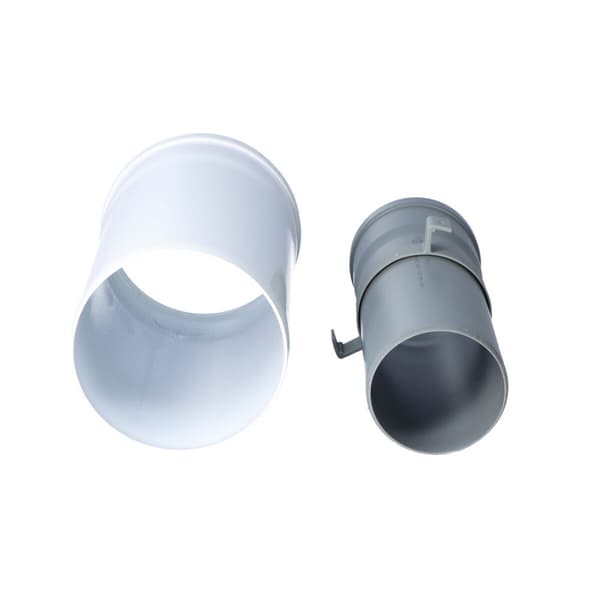 Lige koncentrisk skorstensrør PP-AL L250mm DN80/125mm med pakning [EPDM] ONLINE