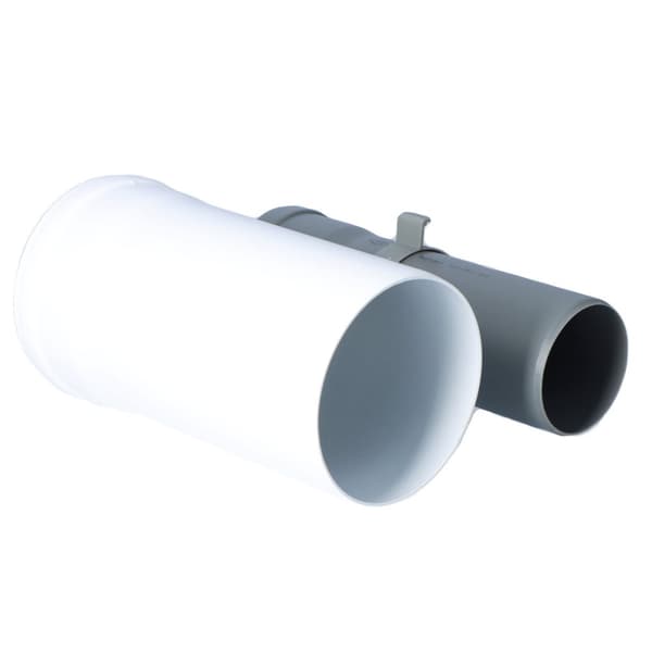 Lige koncentrisk skorstensrør PP-AL L250mm DN80/125mm med pakning [EPDM] ONLINE