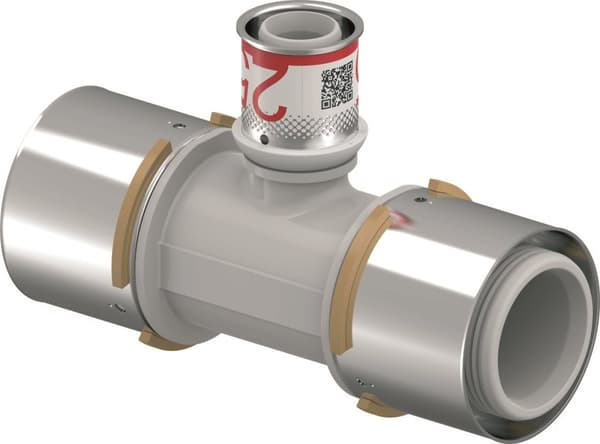 Reduktions-T-stykke PPSU 50-25-50 Uponor S-Press