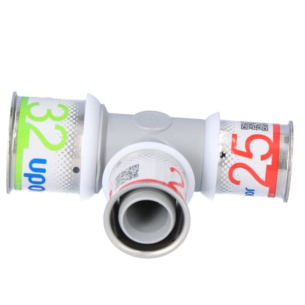 Reduktions-T-stykke PPSU 32-25-25 Uponor S-Press Plus
