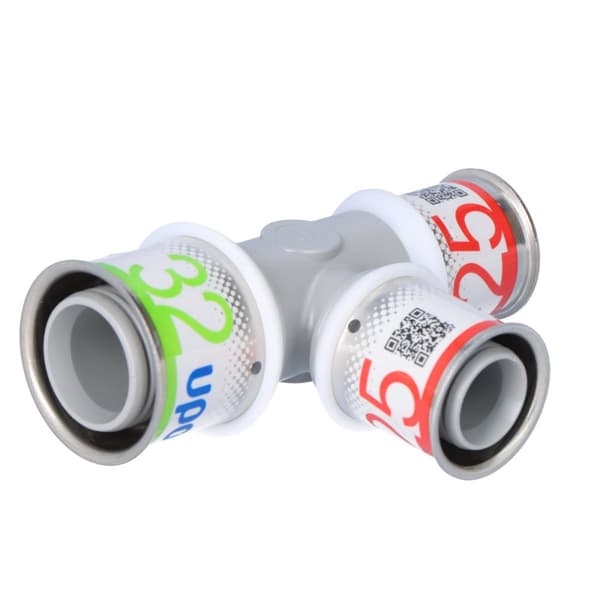 Reduktions-T-stykke PPSU 32-25-25 Uponor S-Press Plus