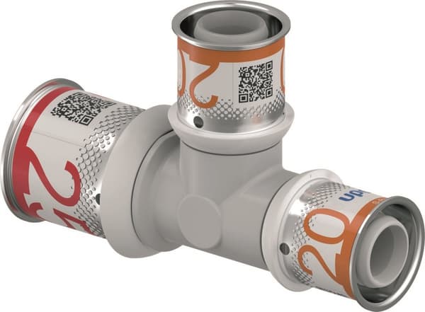Reduktions-T-stykke PPSU 25-20-20 Uponor S-Press Plus