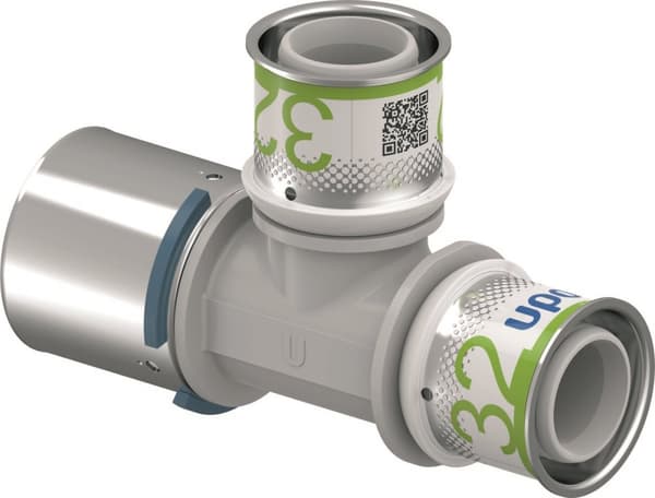 Reduktions-T-stykke PPSU 40-32-32 Uponor S-Press