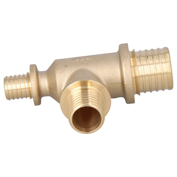 UltraLINE messing reduktions-T-stykke - 32/25/20